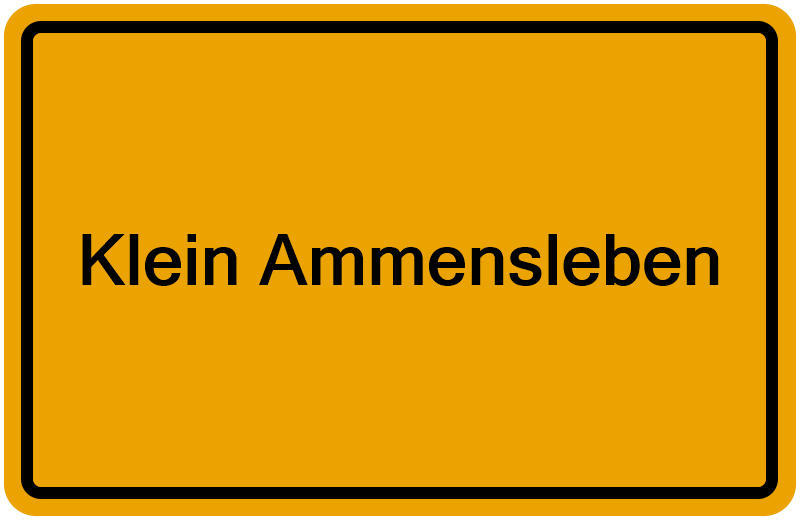 Handelsregisterauszug Klein Ammensleben